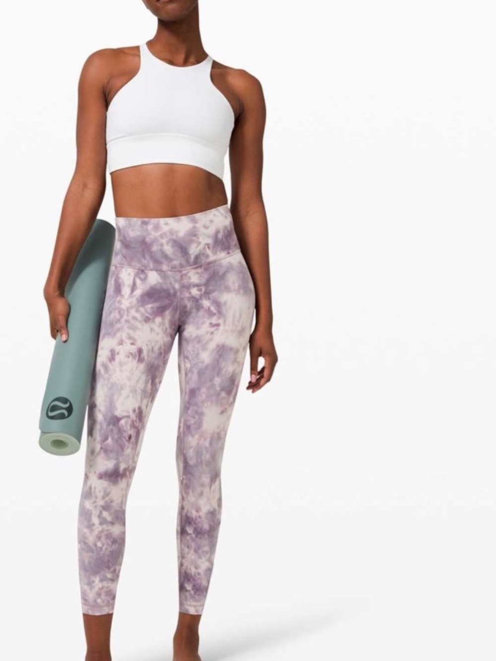 Lululemon Align Purple Tie-Dye High-Rise Women’s Yoga Leggings